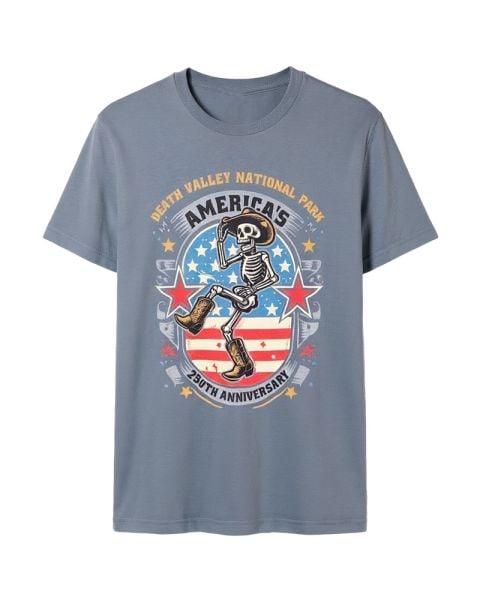 Death Valley America's 250th Dancing Skeleton T-Shirt