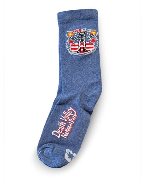 Death Valley America's 250th Dancing Skeleton Socks