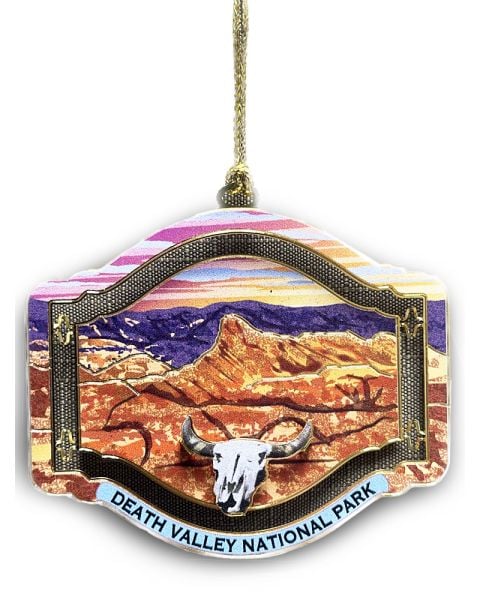 Zabriskie Point Brass Skull Ornament
