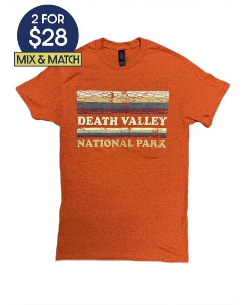 Death Valley Southwest Vintage Rainbow Orange T-Shirt