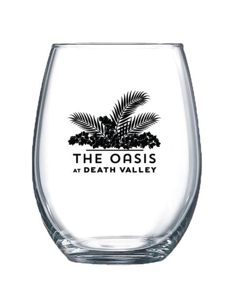 Death Valley Oasis Stemless Wine Glass
