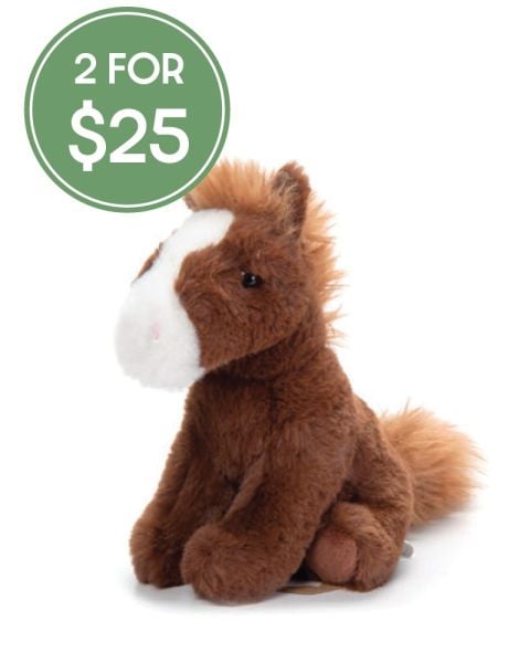 Hug 'Ems Brown Horse Plush