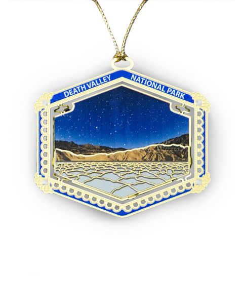 Death Valley Badwater Basin Night Ornament