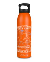 Death Valley Map Water Bottle