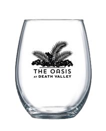 Death Valley Oasis Stemless Wine Glass