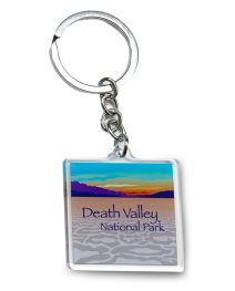 Death Valley Salt Flats Keychain