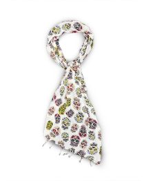 Day of the Dead Cotton Scarf